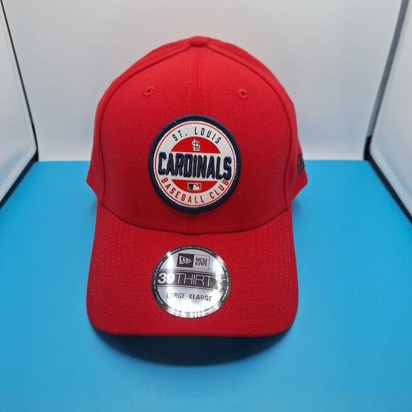 New Era St Louis Cardinals Game Day 39THIRTY Stretch Flex Hat Cap Red L/XL - Picture 1 of 7